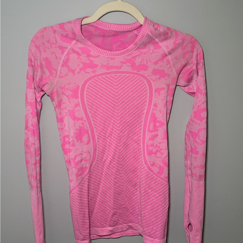 lululemon athletica Pink Long Sleeve Top